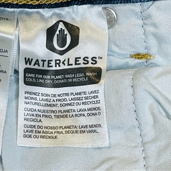 Levis Ribcage Bootcut Jeans Womens 24X33 Blue High Rise Denim Slim Fit New Big E - Picture 8 of 9